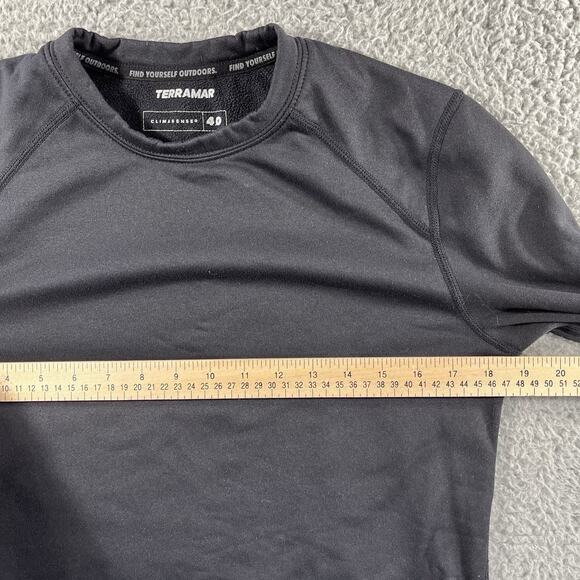 Terramar Shirt Womens Small Black Long Sleeve Climasense 4.0 Baselayer Top - Picture 4 of 7